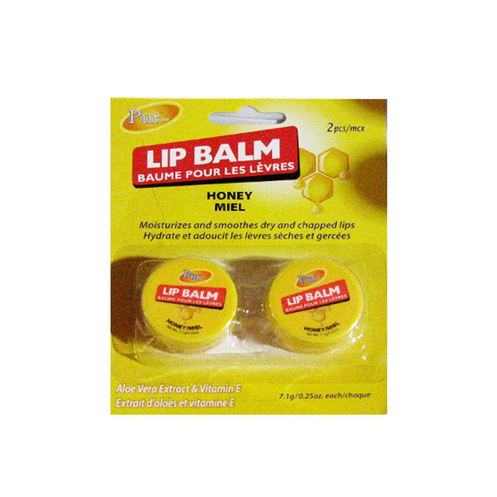 Lip Balm Honey (2 In 1 Pack) 306931 By Purest Walmart Canada