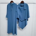thumbnail image 6 of Ticikt Chiffon layered Open Abaya Cardigan Abayas Dresses for Girls Casual Robe Kimono Islam Clothing,Color:Blue,Size:7-8 Years, 6 of 6