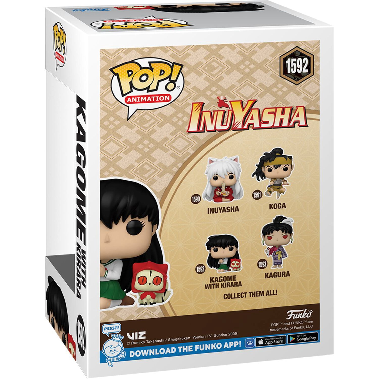 Inuyasha Kagome with Kirara Funko Pop! Vinyl Figure & Buddy