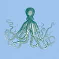 thumbnail image 3 of CafePress - Dark Teal Octopus Light T Shirt - Men's Classic Graphic T-Shirt, 3 of 4