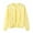 Yellow, variant on SonxaHe Toddler Girl's Jacket Long Sleeve Button Knit Cardigan Child Soft Cozy Lightweight Autumn Outerwear White,Sized 4-5