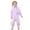 Light Violet, variant on XIMIN Flannel Homewear Baby Sleeping Bag Unisex One Piece Pajamas Long Sleeve Zipper Sleepwear Wearable Sleeping Sack for Autumn Winter Boys Girls