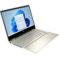 thumbnail image 4 of HP Pavilion 2-in-1 Convertible Business Laptop, 14'' FHD Touchscreen, Core i5-1155G7, Intel Iris Xe, 32GB RAM, 1TB SSD, Fingerprint, Bluetooth, Wi-Fi, Windows 11 Home, Gold, with 5ave Stylus Pen, 4 of 5