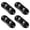 A2#Black, variant on 4 Pcs Adhesive Furniture Casters, 2.7X1.1" Stick On Swivel Wheels, Self Adhesive Ball Rollers, Silent Moving Casters, Heavy Duty Furniture Rollers, Multi Surface Appliance Wheels for Bins, Cabinets