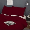 thumbnail image 2 of Pinch Pleated Pillow Shams - Super Soft 100% Egyptian Cotton 1000 Thread Count 2Pcs Pillow Shams - King Size (20" X 40") Inches, Burgundy, 2 of 7