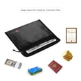 thumbnail image 3 of Document Fireproof Document Bag Silicone Coated Fire Resistant Money File Folder Holder Organizer Safe Storage for Office Home Bank Cards Passport Valuables Jewlry Cash, 3 of 6