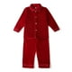 thumbnail image 1 of Ropa 100% de algodón para niños, pijamas de franela con estampado de cuadros rojos a juego para bebés, pijamas de invierno de manga larga con volantes para niños y niñas, pijamas de Navidad, 1 of 4