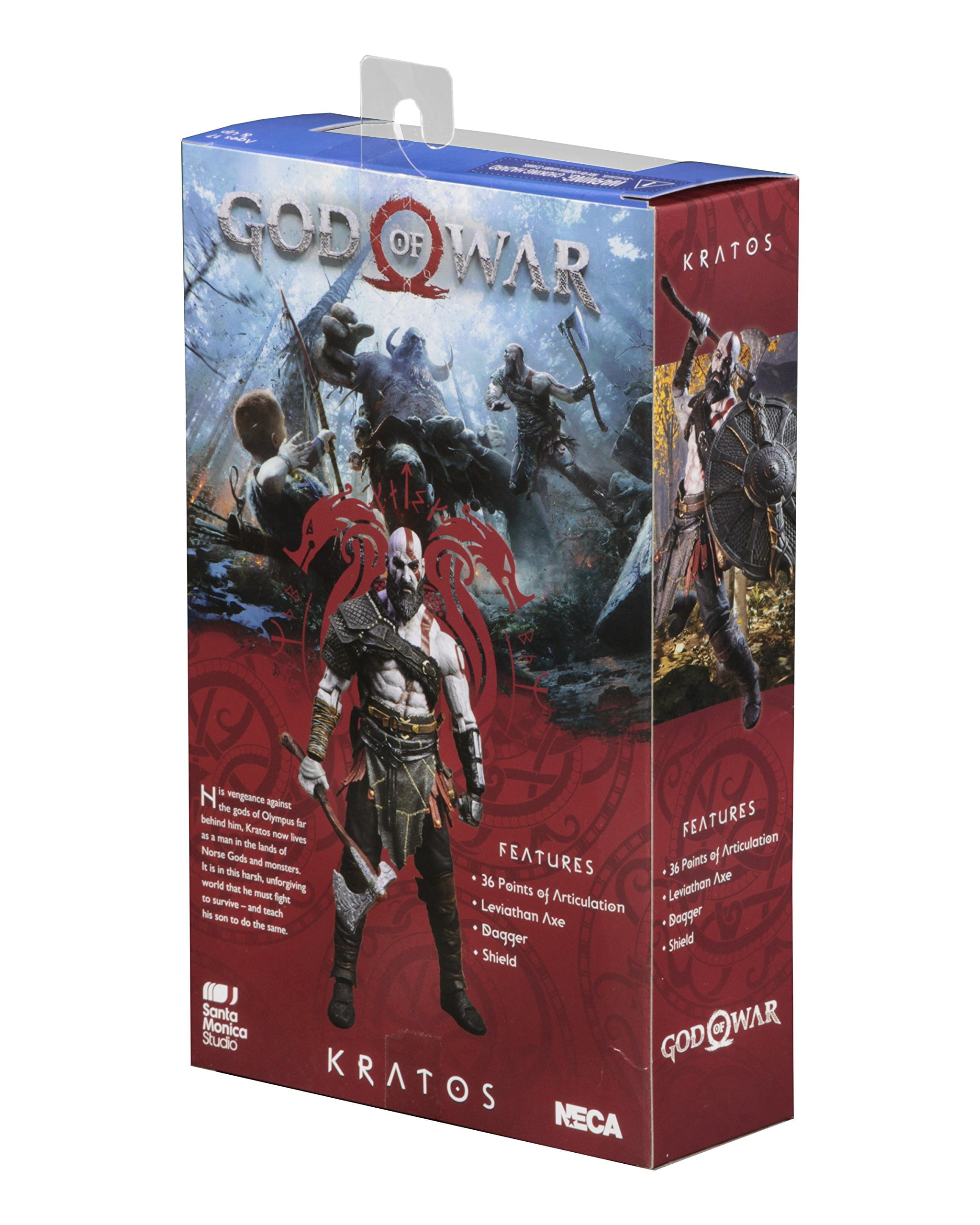 NECA God of War (2018) - 7" Scale Action Figure - Kratos