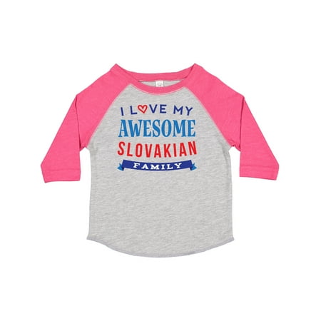 

Inktastic Slovakia Awesome Slovakian Family Gift Toddler Boy or Toddler Girl T-Shirt