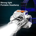 thumbnail image 3 of 1 Set Fishing Miner Lamp High Brightness Rechargeable Smart Battery Display Illumination Head-mounted Small Flashlight for Outdoo, 3 of 10