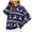 DT--Navy, variant on DailyTrove Women's Christmas Reindeer Print Sweater, Long Sleeve, Holiday Gathering & Casual Wear, Soft Wool Blend, Plus Size Friendly