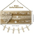 thumbnail image 2 of Pet Memorial Picture Frame Kit, Dog Memorial Present, Pet Remembrance Photo Frame, Sympathy Present for Pet Owner, 4 x 6 Inches Dog Loss Memorial Frame with Paw Print and Heart Pattern, 2 of 7