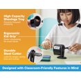 thumbnail image 6 of (3 pack) Bostitch Metal Manual Pencil Sharpener, Hand Crank, Fits 8 Pencil Sizes, Black, 6 of 7