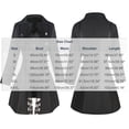 thumbnail image 3 of XUNKUSGA Women Gothic Steampunk Jacket Medieval Victorian Lace Trim Tailcoat Jacket Vintage Button Long Sleeve Turndown Collar Halloween Costume Jacket for Party,S, 3 of 6