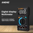 thumbnail image 4 of ANENG-V8 Multímetro Digital 8000 Cuenta Detector de voltaje Capacitancia Diodo Diodo True RMS Tester Medidor multifuncional portátil Negro Inevent TO001489-01B, 4 of 7