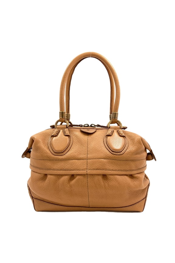 Pre-Owned Tod's Mini Boston Handbag Leather Women's TODS