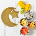 thumbnail image 6 of Ramadan Wooden Serving Tray - Moon Star Eid Mubarak Tableware for Dessert, Pastry, and Snack Display, Party Decor, and Home Tableware, 6 of 8