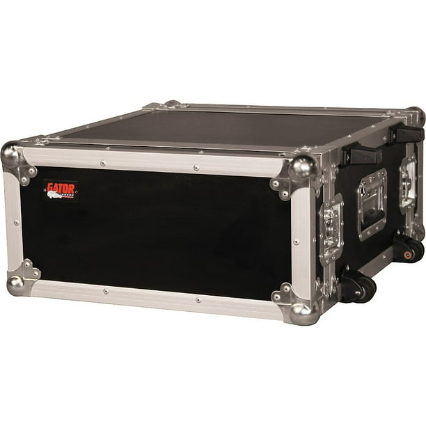 Gator Cases Ata Wood Flight Rack Case 4u W Pull Handle Wheels G Tour 4uw Walmart Com Walmart Com