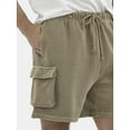 thumbnail image 5 of No Boundaries All Gender Soft Fleece Utility Cargo Shorts, Men's Sizes XS-5XL, 5 of 5