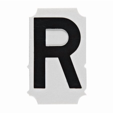 Brady Letter Label,R,PK10 5100-R