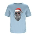 thumbnail image 4 of Tops para hombre, blusas y camisas de manga corta con cuello redondo para hombre, camiseta informal con cuello redondo y estampado para hombre, blusa de manga corta, blusa de poliéster para hombre, 4 of 4