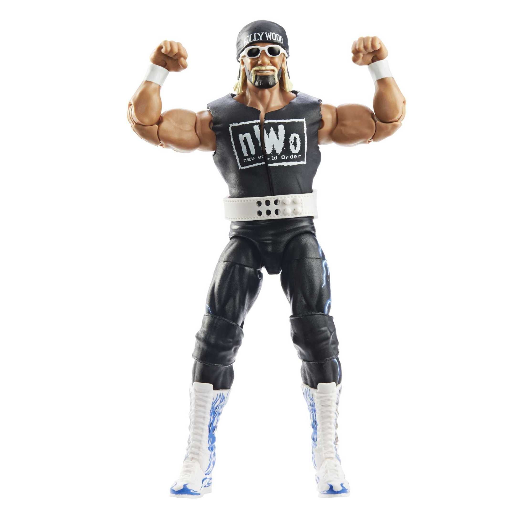 WWE WrestleMania Elite Collection "Hollywood" Hulk Hogan Action Figure with Build-A-Figure Accessories