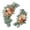 B, variant on Artificial Wedding Arch Flower Swags (Set of 2 ), Rose & Peony Floral Garlands with Eucalyptus Leaves, Ribbons for Ceremony Reception Decor, Welcome Signs, Banquet Table Centerpieces, B