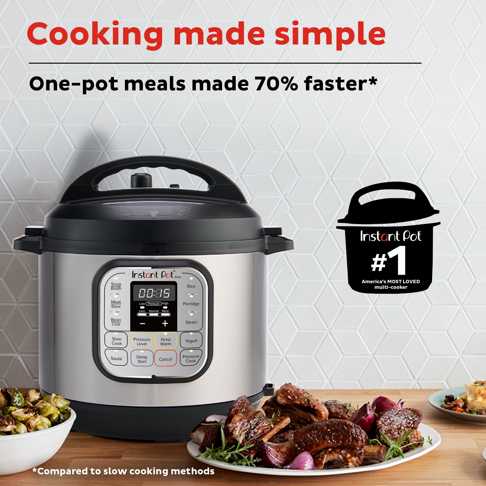 Instant Pot Duo Mini 3-Quart, Electric Pressure Cooker, 7-in-1 Yogurt  Maker, Food Steamer, Slow Cooker, Rice Cooker & More 