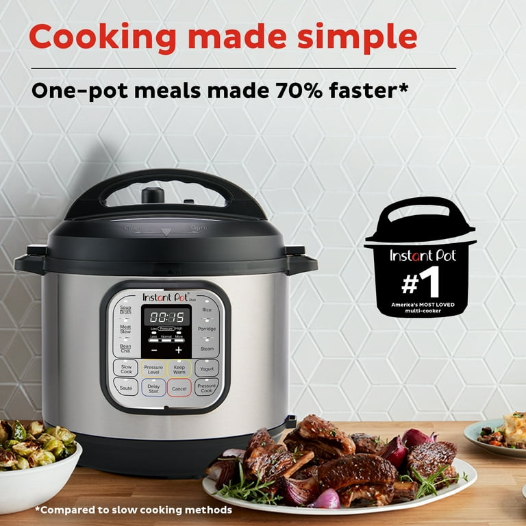Instant Pot Duo Plus 9-in-1 Electric Pressure Cooker, Sterilizer, Slow  Cooker, Rice Cooker, 6 Quart, 15 One-Touch Programs & Ceramic Non-Stick