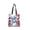 G, variant on 4th of July Patriotioc Independence Day Themed Canvas Tote Bag, Red White Blue Canvas Commuting Bag, for 250th Anniversary Holiday Events and Everyday Use