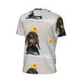 thumbnail image 5 of Rocae Dachshund Sitting in Bathtub for Men's Mesh Quick-Dry Short Sleeve Workout T-Shirt,Mens Crew Neck Tee Lightweight Soft Classic T Shirts 6X-Large, 5 of 9