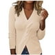 thumbnail image 2 of HongQid Women Fall Tops V-Neck Sweater Knit Wrap Tops for Women Slim Fit Pullover, 2 of 7