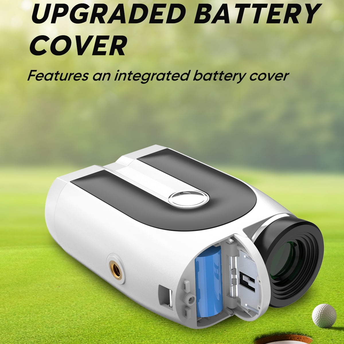 Rangefinder for Golf Hunting Laser Range Finder 800 Yards High-Precision with Flag Lock, White
