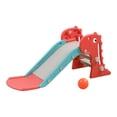 thumbnail image 1 of Dinosaurio en forma de tobogán Escaleras Juguetes de desarrollo Juego de deslizamiento suave Material didáctico Diapositivas Juguete para guardería Rojo CUTICAT Tobogán interior, 1 of 8