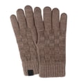 thumbnail image 5 of Daznico Plaid Pattern Knitted Touchscreen Gloves Thickened Lined Thermal Warm Hand Warmers for Daily Wear and Cold Weather Outdoor Activities, 5 of 5