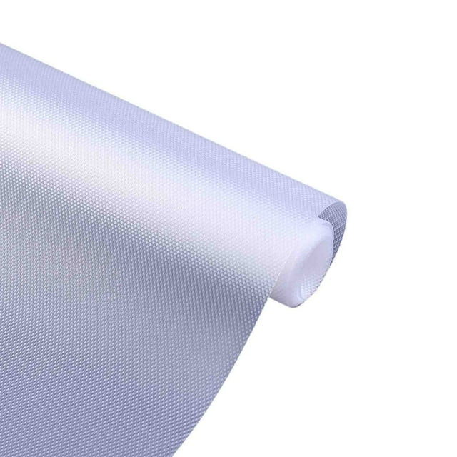 Tapis de Réfrigérateur Lavables Imperméables EVA Tapis d'Étagère de Réfrigérateur Découpables Coussinets de Placard Transparents Absorption d'Humidité Antidérapants Sets de Table pour Table de Cuisine Étagères Légumes