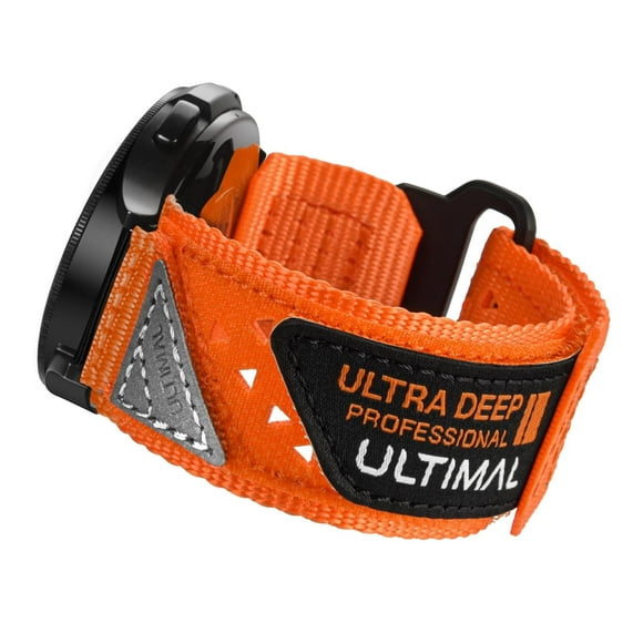 Correa de reloj ULTIMAL de nailon de 20 mm compatible con Samsung Galaxy