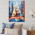 thumbnail image 2 of Designart "Cubic yoga collage I" Yoga Metal Wall Art Prints, 2 of 5