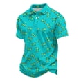 thumbnail image 6 of Tbopshirt Mens Shirts Short Sleeved Plus Size with Collar Business Collar Casual Sports Printed Button Top Shirt,S-3XL, 6 of 6