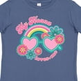 thumbnail image 4 of Inktastic Nonna Loves Me Girls Granddaughter Rainbow Girls Toddler T-Shirt, 4 of 5