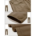 thumbnail image 4 of Matchstick Men’s Slim-Fit Flat Front Tapered Casual Chino Pants, 4 of 10