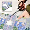 thumbnail image 6 of Yayeee Faucet Mat for Kitchen Sink 14.7" Diatomite Long Splash Guard Pad, Seaside Boat, 6 of 7