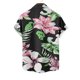 thumbnail image 5 of Mens Manga Corta Botón Abajo Camisas Gira Cuello Impresión Casual Blusa, Camisas de Verano para Hombre, 5 of 5