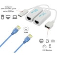 thumbnail image 2 of Rallonge USB vers RJ45, USB 2.0 vers RJ45 Ethernet Rallonge LAN 200 Mètres-656 Pieds, 2 of 5