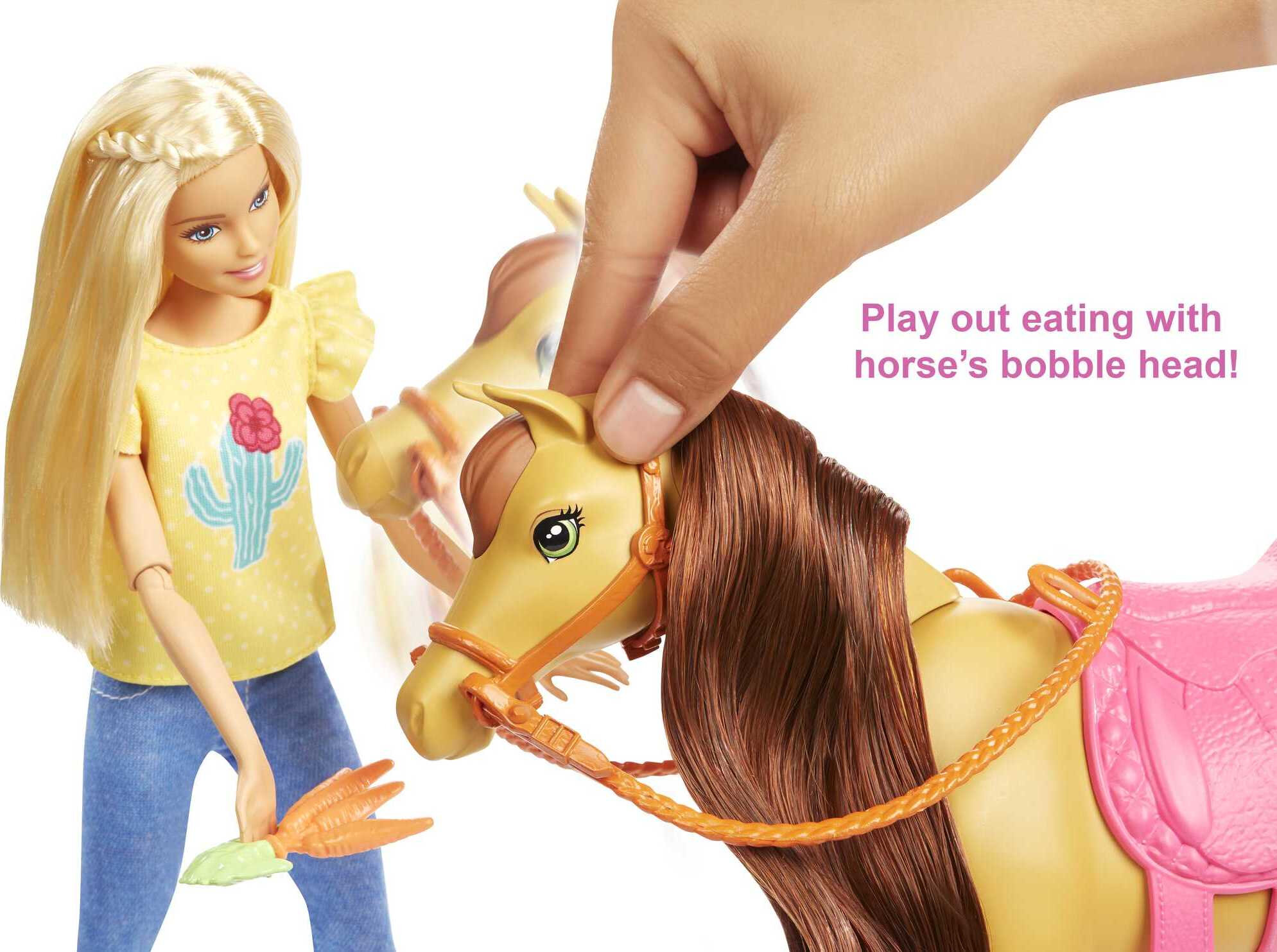 Barbie Hugs 'N' Horses Playset with Barbie & Chelsea Dolls, Blonde - image 3 of 6