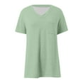 thumbnail image 6 of Kureaily Classic Short Sleeve T Shirt With Pocket Casual Comfort Fit Everyday Basic Tee Soft Breathable Fabric Versatile Stylish Top Casual Blouses, 6 of 6