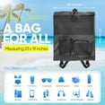 thumbnail image 2 of Mochila de baño HOHOM Mesh Beach con cordón impermeable, 2 of 7