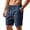 Blue, variant on hlysgo Mens Loose Fit Shorts Casual Stretch Elastic Waist Waffle Short Workout Gym Running Shorts with Pockets Black,4xL