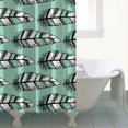 thumbnail image 4 of Earth Tone Boho Shower Curtain 72x72 Inch Vintage Tribal Design Polyester Fabric Bathroom Décor Machine Washable, 4 of 5