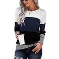 thumbnail image 2 of Blusa de manga larga, blusa de cuello redondo para mujer, blusa de moda para mujer, ingeniería de precisión, 2 of 6